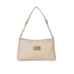 Products croc baguette shoulder bag beige