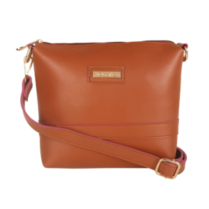 Products tan sling bag